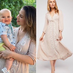 Light Pink Free People Fable Dress